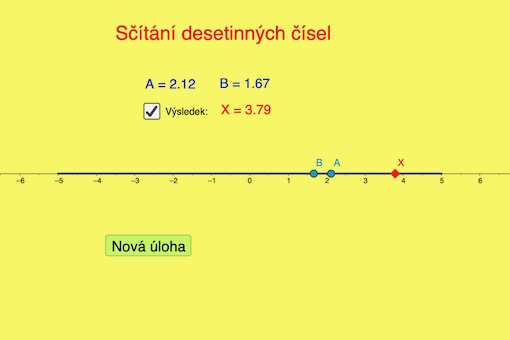 Stn desetinnch sel v Geogebe