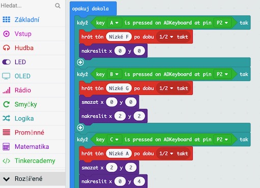 Makecode - kd v blocch