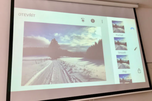 Úprava fotografií v iPodu touch