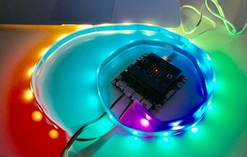 Svteln ps v rozen Neopixel