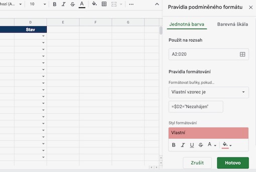 To-Do - formtovn stavu