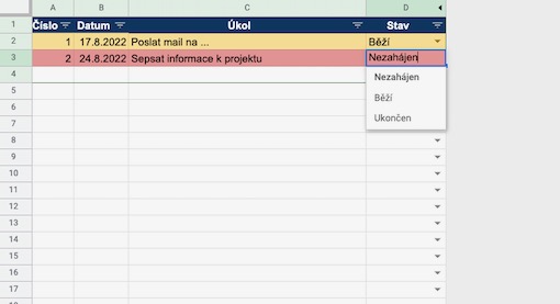 To-Do - konen vstup