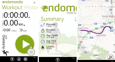 Endomondo - mobil